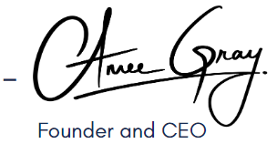 Amee Gray Founder and CEO Signature