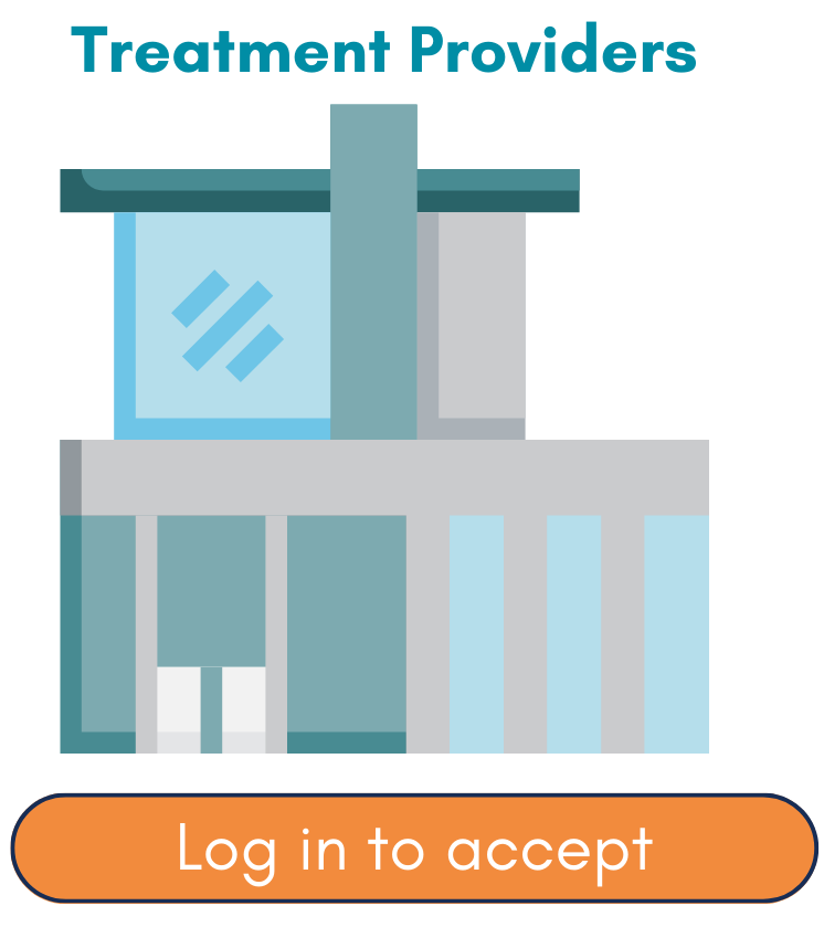 Treatment Providers log in to accept